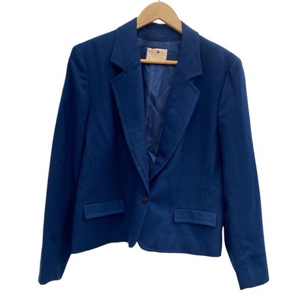 Vintage Pendleton Woman’s Single Breasted Wool Blazer, Size 12 - Picture 6 of 8